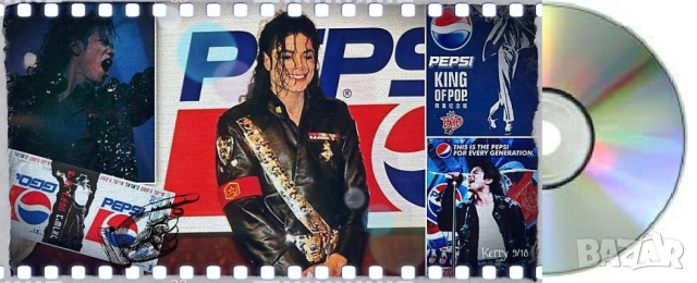 Майкъл Джексън - реклами на Pepsi, снимка 1 - DVD дискове - 36415922