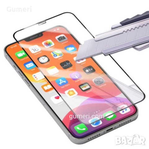 Apple iPhone 12 / Apple iPhone 12 Pro 5D стъклен протектор за екран , снимка 2 - Фолия, протектори - 30689833