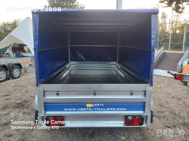 Туристическо ремарке VESTA LIGHT 23DA с брезент и шпригли H-120, снимка 14 - Ремаркета - 51921932