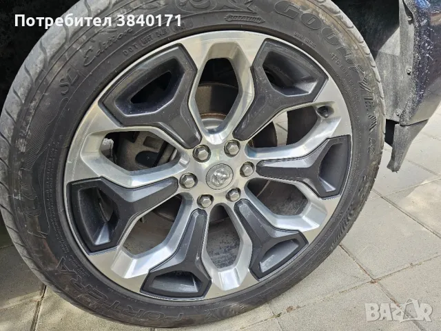 Гуми с джанти 22" цола за Додж РАМ лимитед, снимка 2 - Гуми и джанти - 47762785