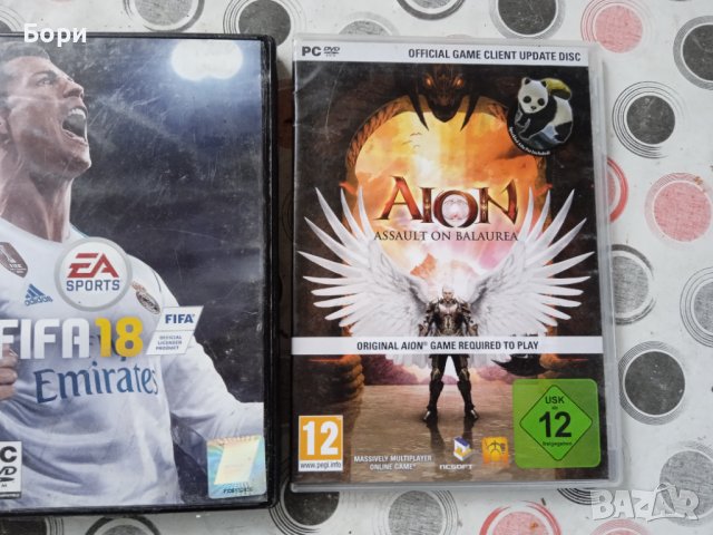 FIFA 18 /AION Assault on Balaurea PC/DVD, снимка 3 - Други игри и конзоли - 38100745