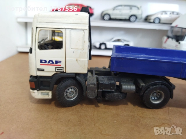 Е1:50 Tekno DAF 95 380 ATi C/Reboque,,,30евро ,състояние видимо от снимките -гумит имат следи от зал, снимка 2 - Колекции - 54204327