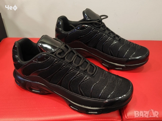 Черни маратонки имитация на Nike Air Max Plus Triple Black