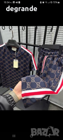 Мъжки летен комплект Gucci , снимка 2 - Спортни дрехи, екипи - 51322609