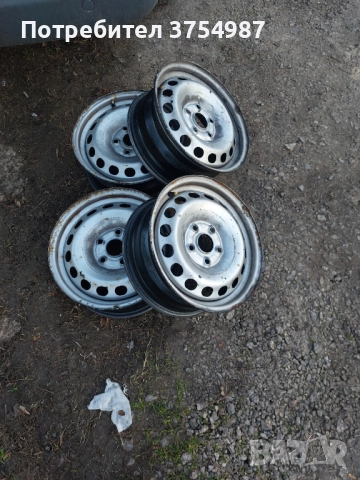 5х112 х15-57.1 железни джанти , снимка 4 - Гуми и джанти - 52859206