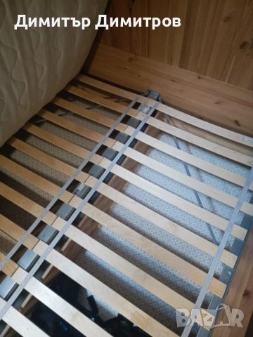 Двойно легло + матрак + подматрачна рамка и 4 шкафа, снимка 4 - Спални и легла - 54167033