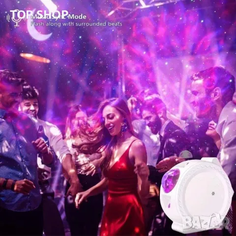 Galaxy проектор с Wifi App Control USB Night Light, снимка 3 - Лампи за стена - 48788701