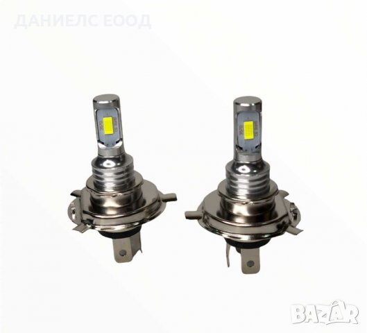 LED диодни крушки Н4 без вентилатор - 2 бр., снимка 3 - Аксесоари и консумативи - 38964918