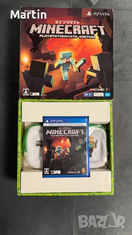 Modded Ps Vita PCH-2000 Minecraft Limited Edition Complete in Box 128GB/256GB with games, снимка 3 - PlayStation конзоли - 54083602
