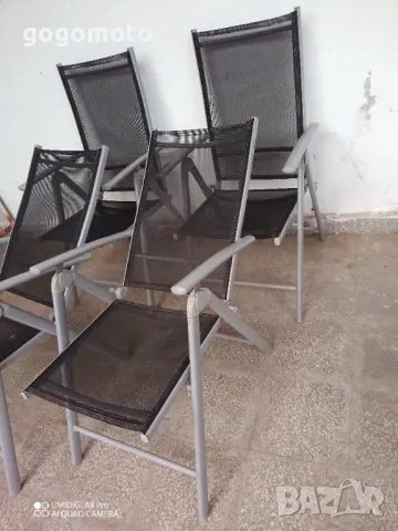 сгъваем стол, ПОДСИЛЕН за ТЕЖКИ, ЕДРИ ХОРА, шезлонг за плаж, сгъваем стол с много позиции, снимка 16 - Градински мебели, декорация  - 49779149