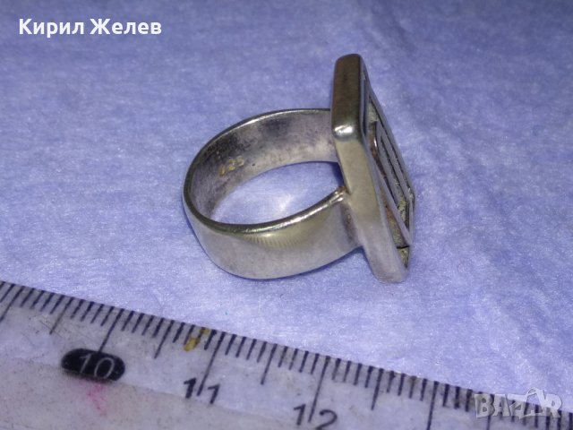 КРАСИВ АР НУВО СТИЛ СРЕБЪРЕН АРТ ПРЪСТЕН СРЕБРО 925 МАЙСТОРСКА РЪЧНА ХУДОЖЕСТВЕНА ИЗРАБОТКА 39900, снимка 7 - Пръстени - 42657045