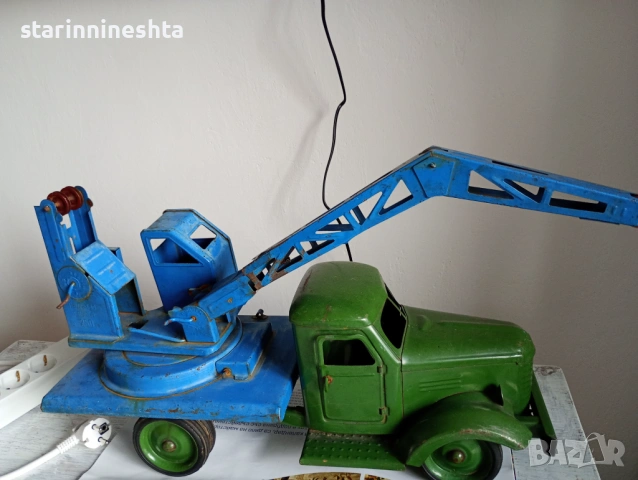 РЕДЪК МУЗЕЕН ЕКСПОНАТ! Метален камион СИМ (ЗиС) – 1960 г. – ЗА РЕСТАВРАЦИЯ