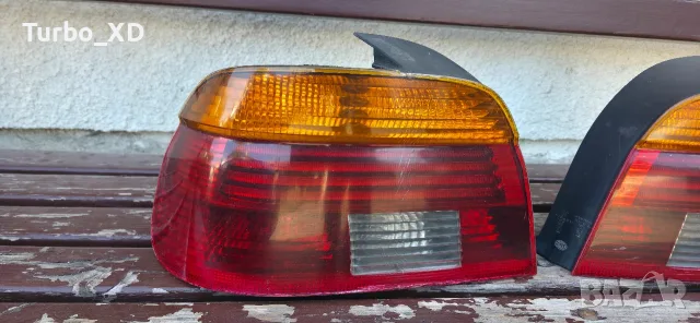 Продавам фей стопове за BMW E39 седан с оранжева оптика, снимка 2 - Части - 55892411