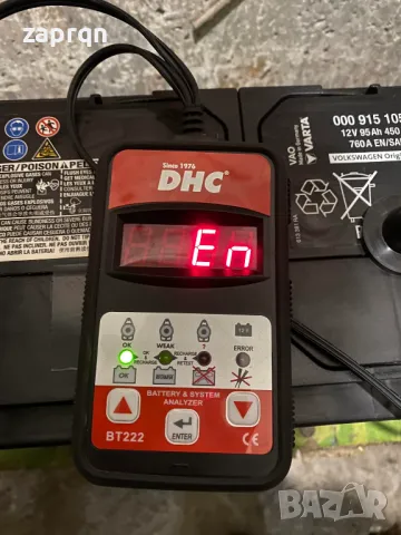 Почти нов акумулатор оригинален на VW/Audi 95ам/ч 760 А Варта/Varta с гаранция , снимка 4 - Части - 47584992