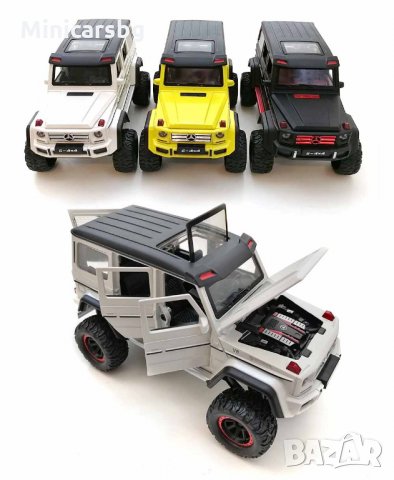 Метални колички: Mercedes-Benz G500 G-4x4 / G-Wagon (Мерцедес-Бенц), снимка 5 - Колекции - 31146596