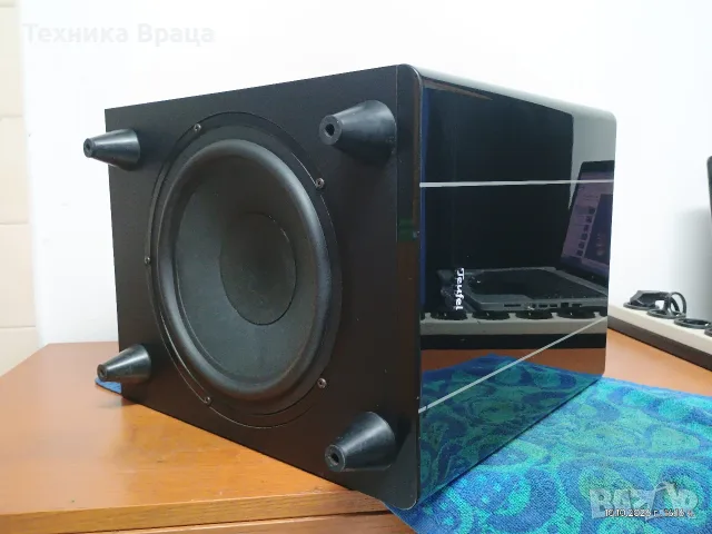 10 инчов пасивен буфер TeufelIP 500SW. Земетресение! Изпращам видео. 