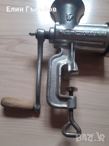 Машинка за мелене на месо, домати и други, Чехословакия, снимка 5 - Други - 52638564