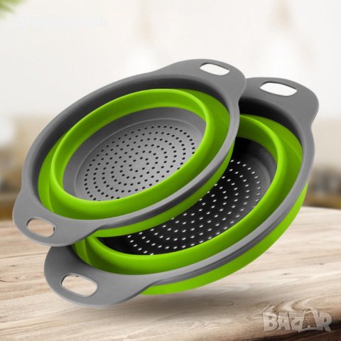 (кръгъл) Сгъваем силиконов гевгир, снимка 13 - Други стоки за дома - 44237915