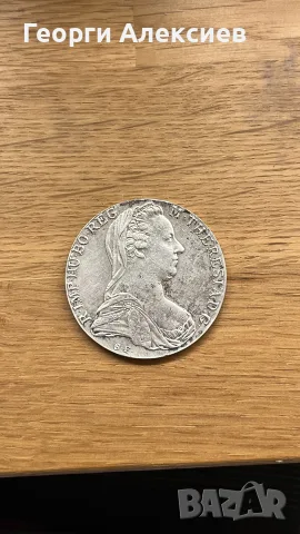 Талер Мария Тереза 1780, снимка 5 - Нумизматика и бонистика - 56216283