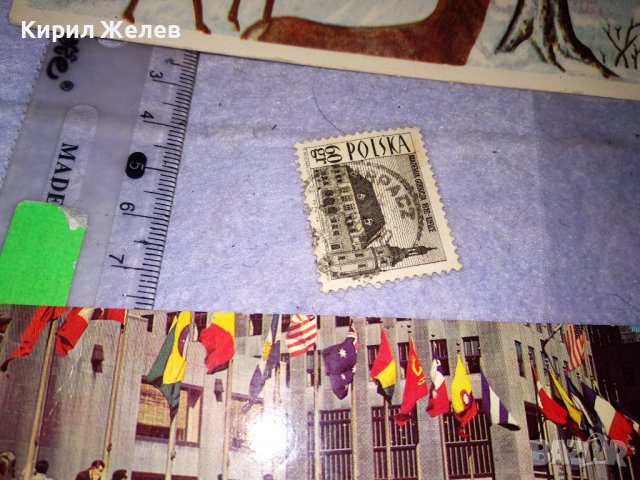 ЛОТ 4 СТАРИ КОЛЕКЦИОНЕРСКИ ПОЩЕНСКИ КАРТИЧКИ НОВА ГОДИНА и ДРУГИ с ПОЩЕНСКИ МАРКИ 36011, снимка 6 - Филателия - 39425251