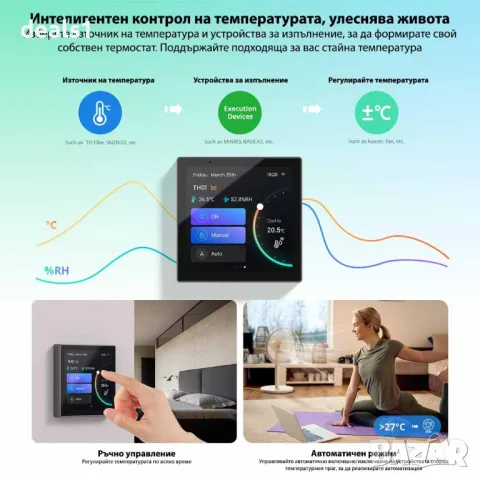 SONOFF NSPanel PRO Интелигентен контролен панел Бял цвят, снимка 12 - Друга електроника - 48051593