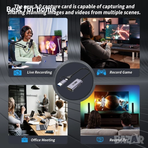 Карта за видеозаснемане, 4K, снимка 6 - Други - 51501048