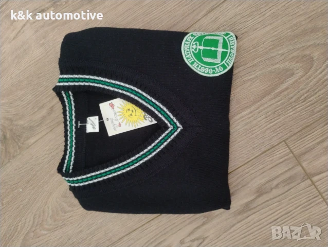 Пуловер с къс ръкав - униформа Патриарх Евтимий, снимка 2 - Детски пуловери и жилетки - 51320107