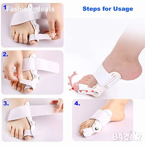 Нов Разделител за пръстите на краката Сепаратор за Изправяне Шина, снимка 7 - Други - 40283179