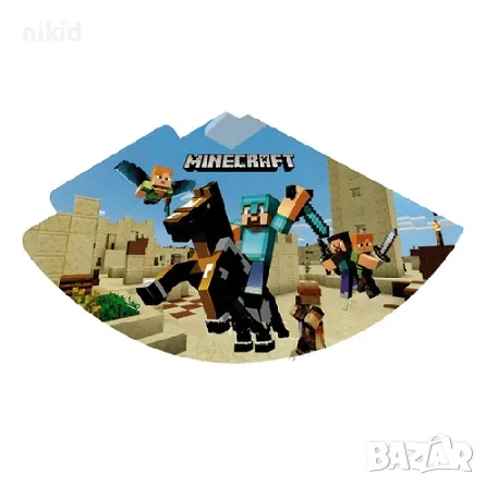 Minecraft Майнкрафт картонена Голяма парти шапка шапки рожден ден, снимка 3 - Други - 33315734