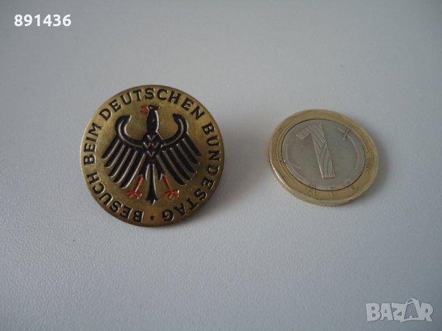 Стара бронзова германска военна значка, снимка 2 - Колекции - 31084946