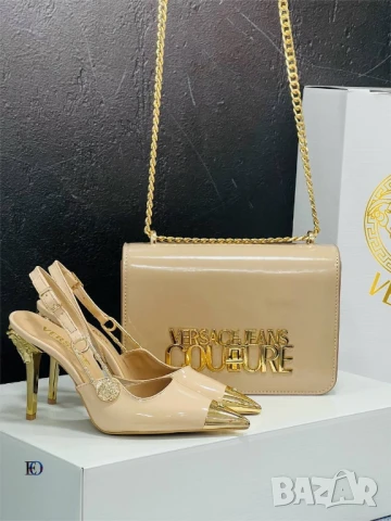 обувки на ток versace , снимка 2 - Дамски обувки на ток - 50761734