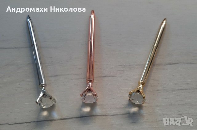 Елегантен химикал с Диамант, снимка 2 - Ученически пособия, канцеларски материали - 38994915