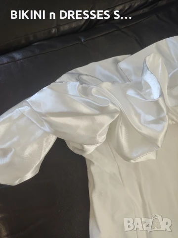 Официална бяла рокля с воали луксозна вечерна Avin Alessa Cliche , снимка 13 - Рокли - 26291727