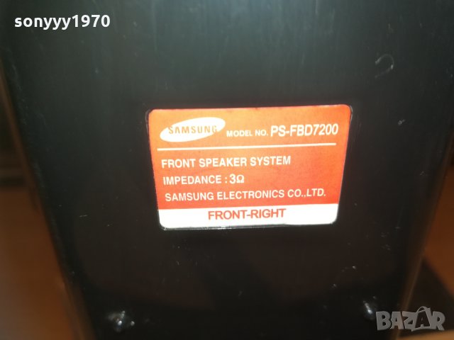 samsung ps-fbd7200 2бр тонколони 0203211003, снимка 6 - Тонколони - 32009262