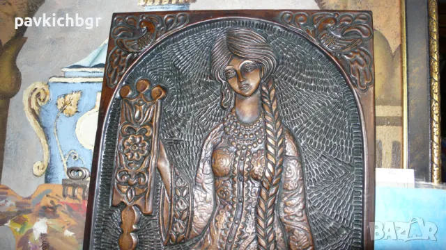 Медна картина, снимка 3 - Картини - 48784458