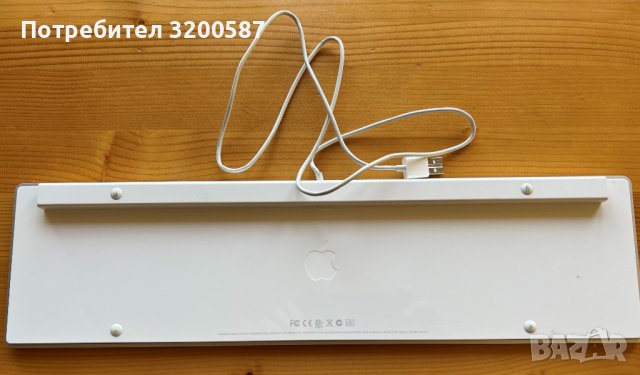 Клавиатура Apple Aluminium USB, снимка 2 - Клавиатури и мишки - 40000979