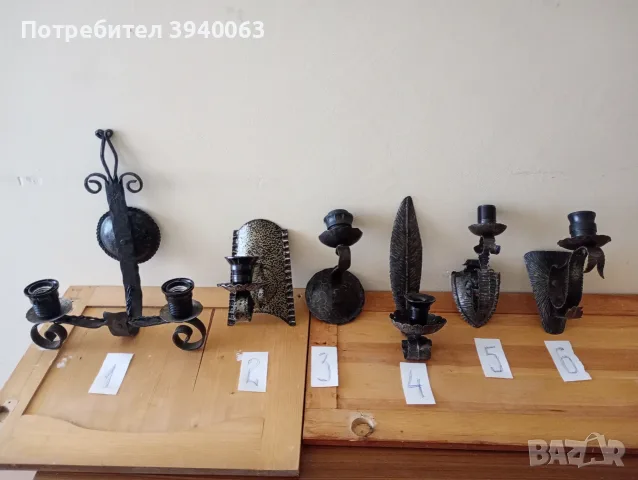 Стари стенни лампи от ковано желязо , снимка 6 - Антикварни и старинни предмети - 56315911