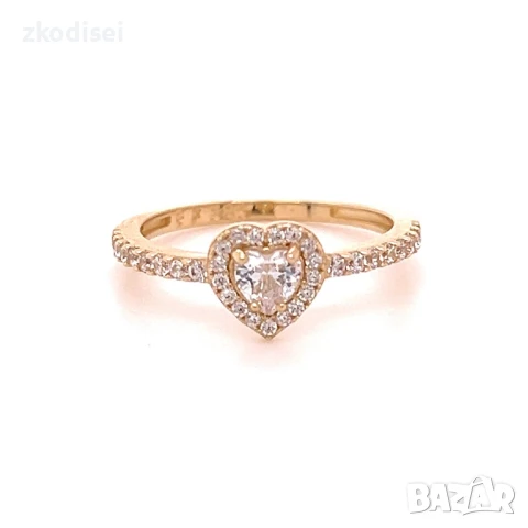 Златен дамски пръстен 1,79гр. 14кр. проба:585 размер:51 модел:32130-5, снимка 1