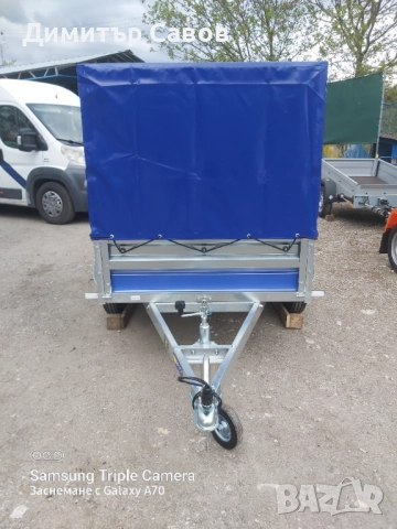 Туристическо, самосвално ремарке VESTA LIGHT 17 с брезент и шпригли, снимка 3 - Ремаркета - 52212198