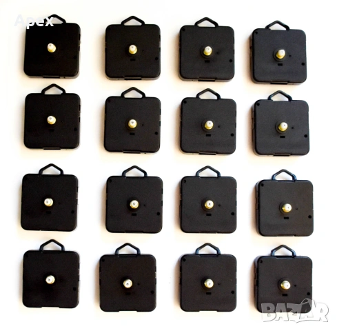 Безшумен Механизъм за Стенен Часовник Плавен Ход.Качествени Механизми за Стенни Часовници с Дълга Ос, снимка 4 - Стенни часовници - 54070574