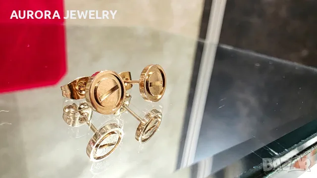 CARTIER Love Rose Gold Stud Дамски Обеци