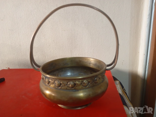 стара месингова купичка,бонбониера