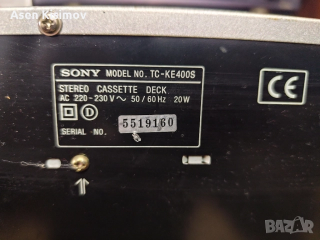Sony tc-ke400s, снимка 9 - Декове - 52041528