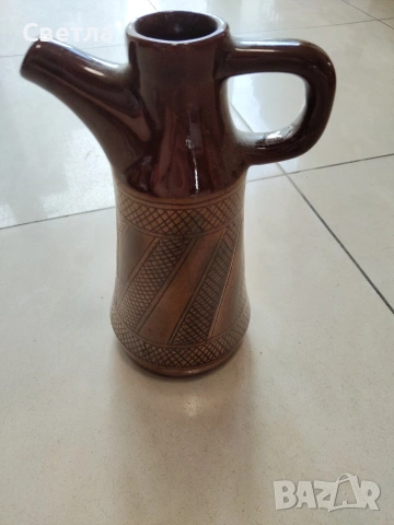 Керамична каничка , снимка 4 - Антикварни и старинни предмети - 53352722