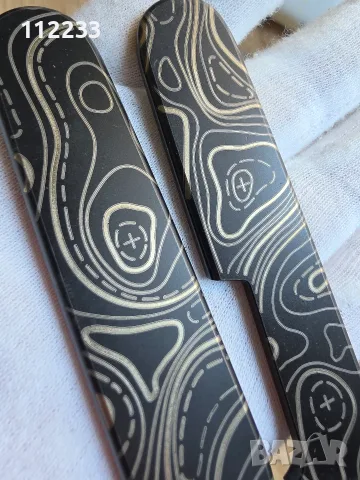 Титаниеви чирени за 91 мм Victorinox със CNC обработка на титана, снимка 2 - Ножове - 55036564