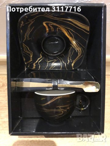 Чаша за кафе с лъжичка, снимка 2 - Сервизи - 44324923