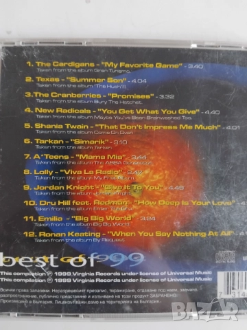 Best of 99 - оригинален диск компилация Virginia Records, снимка 2 - CD дискове - 52713294