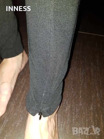 Ново. Черен панталон с висока талия H&M, снимка 3 - Панталони - 30085805