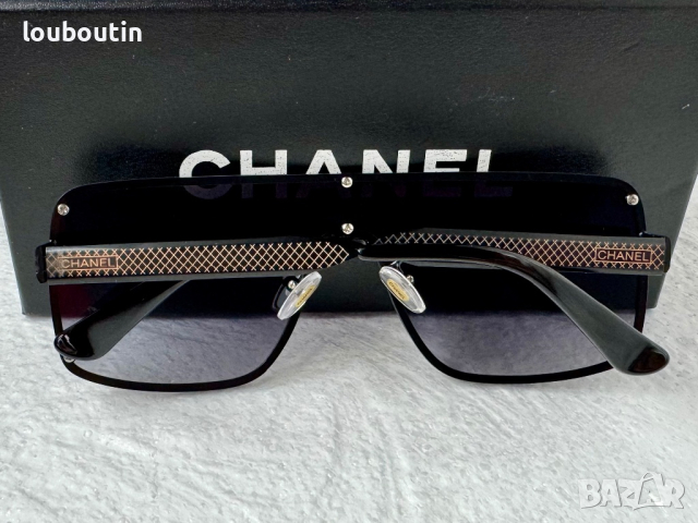 CH дамски слънчеви очила маска с лого, снимка 10 - Слънчеви и диоптрични очила - 44700986