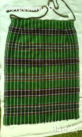 Вълнена ръчно тъкана престилка от преди 70-80г. Не употребявана. Размер 58/78см., Престилки